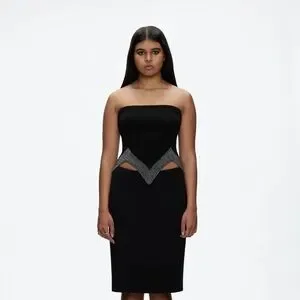 tankair tankair WATERFALL TUBE TOP ブラック Tankair Tank Top, Tank air Tank Top, Tankair Halter Women